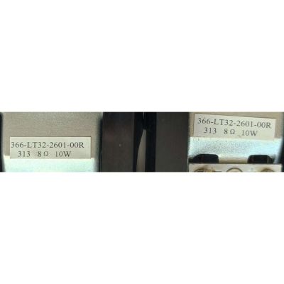 KIT DE BOCINAS PARA TV BOBY / NUMERO DE PARTE 366-LT32-2601-00R / 313 8Ω 10W / MODELO LEDTV3916	 - Imagen 2